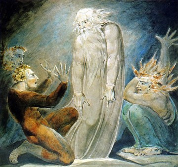 La bruja de Endor William Blake 2 Pinturas al óleo
